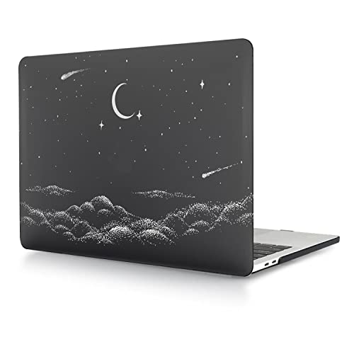 Hülle Case Kompatibel mit MacBook Pro 13 Zoll 2012 2011 2010 2009 2008 Freisetzung A1278 mit CD-ROM, Ultradünne Plastik Hartschale Schutzhülle, Mond und Stern Hülle Case Kompatibel mit MacBook Pro 13 Zoll 2012 2011 2010 2009 2008 Freisetzung A1278 mit CD-ROM, Ultradünne Plastik Hartschale Schutzhülle, Mond und Stern von HBLX