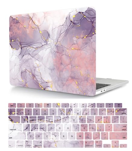 Hülle Case Kompatibel mit MacBook Pro 13 Zoll 2012 2011 2010 2009 2008 Freisetzung A1278 mit CD-ROM, Ultradünne Plastik Hartschale Schutzhülle & Tastaturschutz, Lila Marmor Hülle Case Kompatibel mit MacBook Pro 13 Zoll 2012 2011 2010 2009 2008 Freisetzung A1278 mit CD-ROM, Ultradünne Plastik Hartschale Schutzhülle & Tastaturschutz, Lila Marmor von HBLX