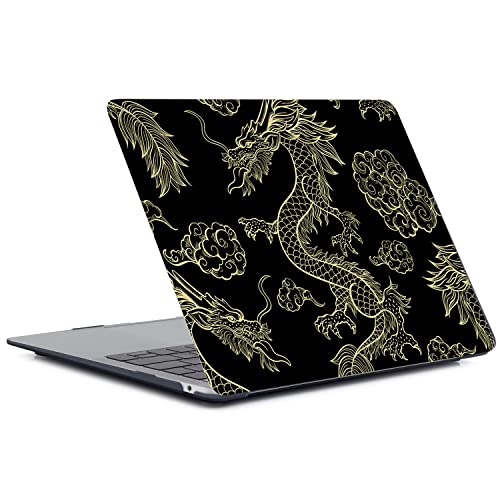 Hülle Kompatibel mit MacBook Pro 13 Zoll Modell A1278 Freisetzung 2012 2011 2010 2009 2008 mit CD-ROM, Gedrucktes Muster Plastik Hartschale Matt Case, Drache Hülle Kompatibel mit MacBook Pro 13 Zoll Modell A1278 Freisetzung 2012 2011 2010 2009 2008 mit CD-ROM, Gedrucktes Muster Plastik Hartschale Matt Case, Drache von HBLX