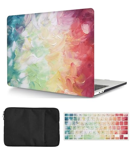 Laptop Hülle für MacBook Pro 13 Zoll Modell A1425 A1502 mit Retina Display 2015 2014 2013 2012 Freisetzung, Plastik Schützend Hartschale Case Cover & Tastaturschutz & Tasche, Farbenfroh von HBLX