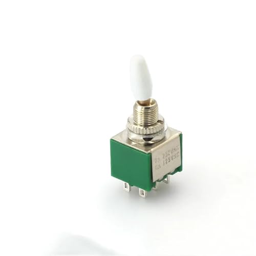 10pcs AC250V 2A AC125V 6A Panel Mounted 6 Pin 2 Position ON-ON Locking Toggle Switch DPDT 10pcs AC250V 2A AC125V 6A Panel Mounted 6 Pin 2 Position ON-ON Locking Toggle Switch DPDT von HBTSPJNT
