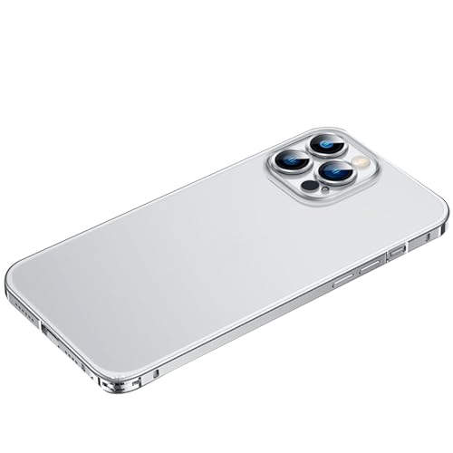 HBYLEE Mattierte Hülle für iPhone 15 Pro Max /15 Pro/15 Plus/15,Metall Kabelloses Laden Handyhülle Kameraschutz Dünne Anti-Fingerabdruck Schutzhülle,Silber,15 Pro Max HBYLEE Mattierte Hülle für iPhone 15 Pro Max /15 Pro/15 Plus/15,Metall Kabelloses Laden Handyhülle Kameraschutz Dünne Anti-Fingerabdruck Schutzhülle,Silber,15 Pro Max von HBYLEE