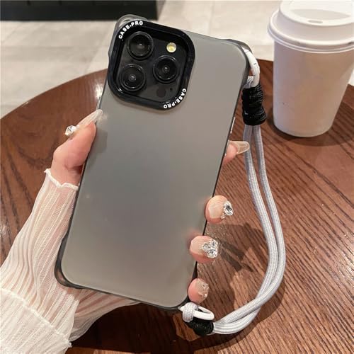 HCPIHF Schutzhülle für iPhone 15, 11, 12, 13, 14 Pro Max Plus, Handschlaufe, Handschlaufe, matt, Schwarz HCPIHF Schutzhülle für iPhone 15, 11, 12, 13, 14 Pro Max Plus, Handschlaufe, Handschlaufe, matt, Schwarz von HCPIHF