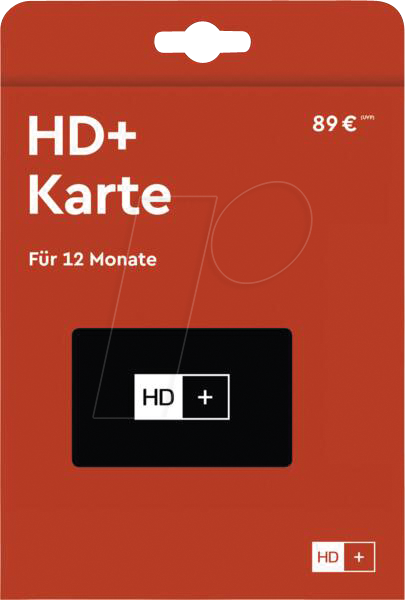 HD+ KARTE-12M - HD+ Karte, Smartcard, Satellit, für 12 Monate von HD-PLUS