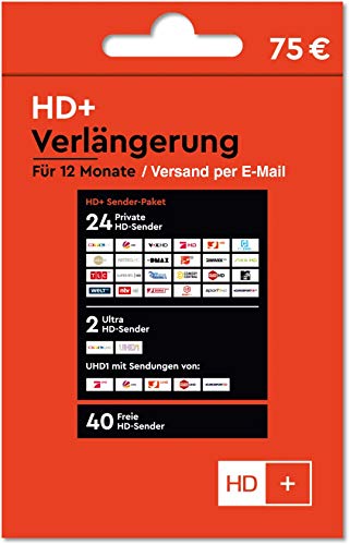 HD+ Plus extension 12 months for all cards HD01,02,03,04,05 von HD +