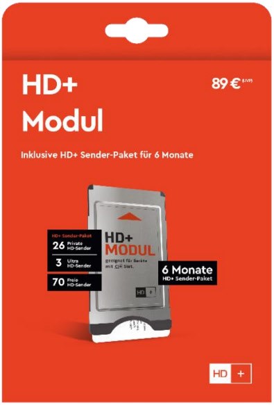 Modul inkl. HD+ Karte (6 Monate) von HD+