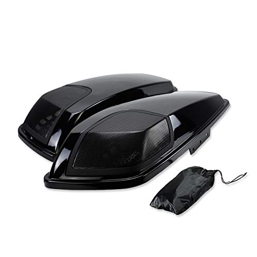 HDBUBALUS Saddlebag Speaker Lids with Grill 5×7 Speakers Fit for Harley Touring FLT FLHT FLHTCU FLHRC Road King Road Glide Street Glide Electra Glide Ultra Classic 2014-2019 von HDBUBALUS