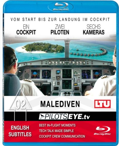 PilotsEYE.tv | MALEDIVEN | Cockpitmitflug A330 | LTU | "Nine hours to paradise" | Bonus: Island Impressions [Blu-ray] von HDC GmbH