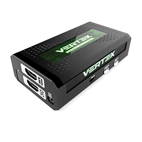 HDFury HDF0110 Vertex 2X 2 HDMI Matrix, 18Gbps für 4K60 4:4:4 600MHz, integrierter Scaler und Formatkonverter schwarz HDFury HDF0110 Vertex 2X 2 HDMI Matrix, 18Gbps für 4K60 4:4:4 600MHz, integrierter Scaler und Formatkonverter schwarz von HDFury