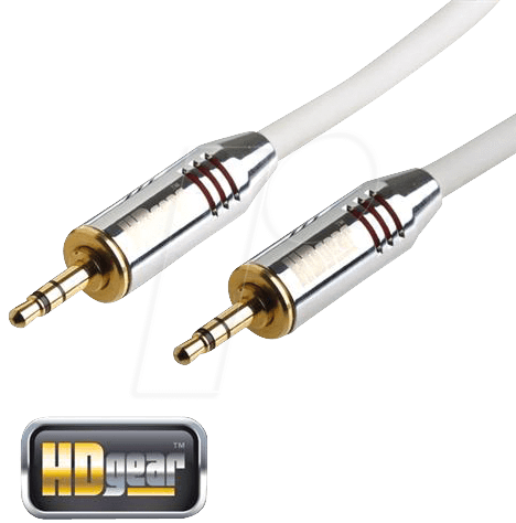 HDG AC0100-050 - Audio Kabel, 3,5 mm Stereo Klinkenstecker, 5 m von HDGEAR
