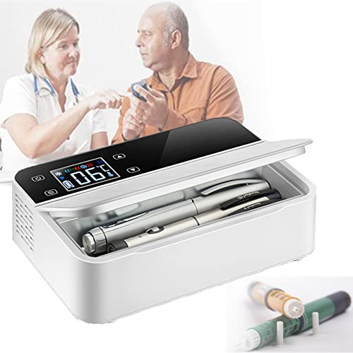 Mini Fridges Large Capacity Portable Insulin Cooler Refrigerated Box, Led Display 0-8℃ Drug Reefer Cooler Travel Case 8-24 Hours Rechargeable Travel,Home,Work,Business Trip,2battery () von HDGTDR3SS2865SSSSTT