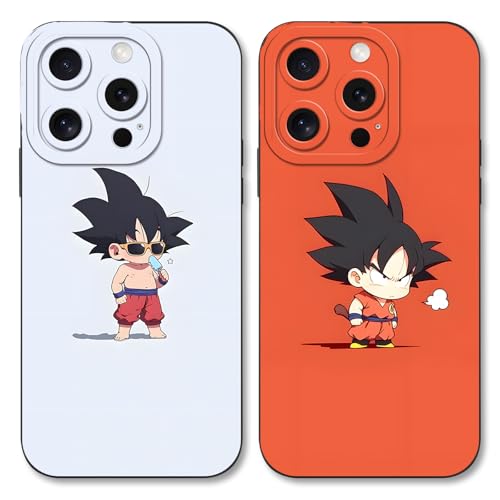 2 Stück Handyhülle für Apple iPhone 15 PRO MAX Hülle 6.7 Zoll, Anime DragonBall DBZ Guko Ästhetik mit Muster Designs Manga Mädchen Junge Case Schutz Schutzhülle Stoßfest TPU Weich Ultra Dünn Cover 2 Stück Handyhülle für Apple iPhone 15 PRO MAX Hülle 6.7 Zoll, Anime DragonBall DBZ Guko Ästhetik mit Muster Designs Manga Mädchen Junge Case Schutz Schutzhülle Stoßfest TPU Weich Ultra Dünn Cover von HDIJDY