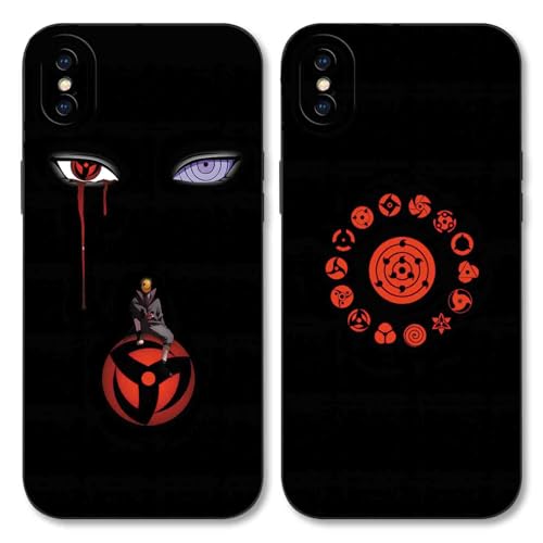 2 Stück Handyhülle für Apple iPhone X/XS Hülle 5.8 Zoll, Phone Case Anime Naruto Akatsuki mit Muster Designs Manga Mädchen Junge Schutzhülle Stoßfest TPU Weich Ultra Dünn Cover Überlegener Schutz 2 Stück Handyhülle für Apple iPhone X/XS Hülle 5.8 Zoll, Phone Case Anime Naruto Akatsuki mit Muster Designs Manga Mädchen Junge Schutzhülle Stoßfest TPU Weich Ultra Dünn Cover Überlegener Schutz von HDIJDY