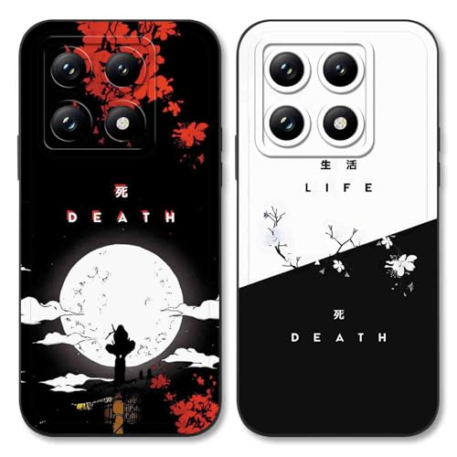 2 Stück Handyhülle für Xiaomi 14T Pro Hülle 6.67'', Phone Case Anime Naruto Akatsuki Ästhetik mit Muster Designs Manga Mädchen Junge Schutz Schutzhülle Stoßfest TPU Weich Ultra Dünn Cover Schutz 2 Stück Handyhülle für Xiaomi 14T Pro Hülle 6.67'', Phone Case Anime Naruto Akatsuki Ästhetik mit Muster Designs Manga Mädchen Junge Schutz Schutzhülle Stoßfest TPU Weich Ultra Dünn Cover Schutz von HDIJDY