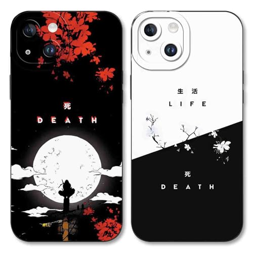 2 Stück Handyhülle für iPhone 14 6.1 Hülle, Phone Case Anime Naruto Akatsuki Ästhetik mit Muster Designs Manga Mädchen Junge Schutz Schutzhülle Stoßfest TPU Weich Ultra Dünn Cover Überlegener Schutz 2 Stück Handyhülle für iPhone 14 6.1 Hülle, Phone Case Anime Naruto Akatsuki Ästhetik mit Muster Designs Manga Mädchen Junge Schutz Schutzhülle Stoßfest TPU Weich Ultra Dünn Cover Überlegener Schutz von HDIJDY