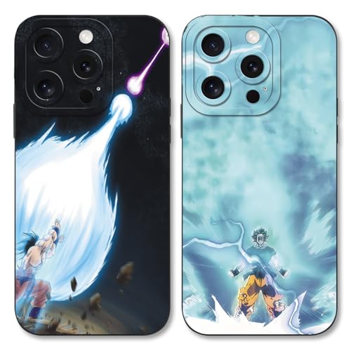 2 Stück Handyhülle für iPhone 16 pro max Hülle 6.9'', Phone Case Anime Dragon Ball DBZ Guko mit Muster Designs Manga Mädchen Junge Schutzhülle Stoßfest TPU Weich Ultra Dünn Cover Überlegener Schutz 2 Stück Handyhülle für iPhone 16 pro max Hülle 6.9'', Phone Case Anime Dragon Ball DBZ Guko mit Muster Designs Manga Mädchen Junge Schutzhülle Stoßfest TPU Weich Ultra Dünn Cover Überlegener Schutz von HDIJDY