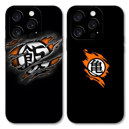 HDIJDY 2 Stück Handyhülle für Apple iPhone 12 Hülle 6.1 Zoll, Anime Dragonball DBZ Saiyan Guko mit Motiv Designs Manga Case Schutz Schutzhülle Stoßfest TPU Weich Ultra Dünn Cover HDIJDY 2 Stück Handyhülle für Apple iPhone 12 Hülle 6.1 Zoll, Anime Dragonball DBZ Saiyan Guko mit Motiv Designs Manga Case Schutz Schutzhülle Stoßfest TPU Weich Ultra Dünn Cover von HDIJDY
