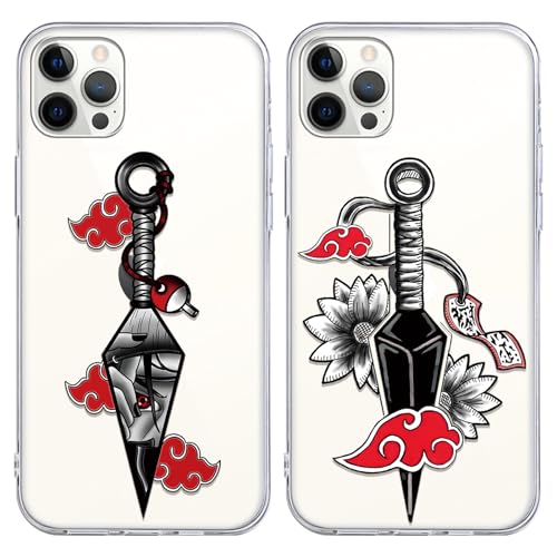 HDIJDY 2 Stück Transparent Handyhülle für Apple iPhone 7 Plus/8 Plus Hülle 5.5'', Anime Naruto Akatsuki Arrow Motiv Designs Manga Phone Case Schutzhülle Stoßfest TPU Weich Ultra Dünn Cover HDIJDY 2 Stück Transparent Handyhülle für Apple iPhone 7 Plus/8 Plus Hülle 5.5'', Anime Naruto Akatsuki Arrow Motiv Designs Manga Phone Case Schutzhülle Stoßfest TPU Weich Ultra Dünn Cover von HDIJDY