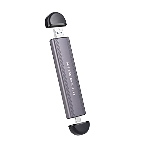 U2001 2-in-1 für M.2 SSD High Speed USB 3.2 10 Gbit/s für M.2 NGFF- -NVME PCIE Externe Hartschale für Gehäuse von HDKEAN