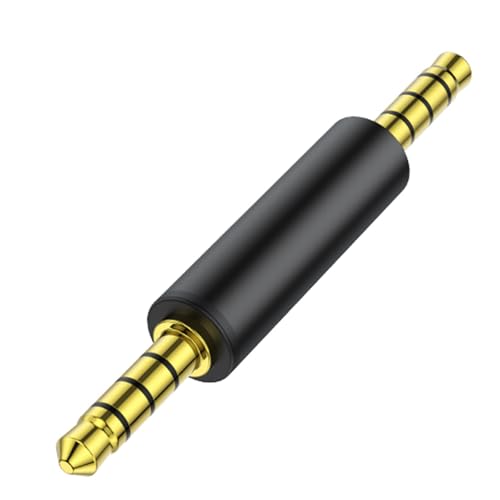 HDOYTXXM 3 5 Mm Goldplattierter Stecker 4-Sektion 3 5 Mm Männlicher Weiblicher Stereoadapterkopf Für Verlängerte Drahtanschluss HDOYTXXM 3 5 Mm Goldplattierter Stecker 4-Sektion 3 5 Mm Männlicher Weiblicher Stereoadapterkopf Für Verlängerte Drahtanschluss von HDOYTXXM