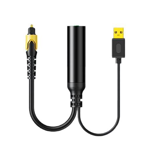HDOYTXXM Digital Koaxial Optische SPDIF Auf 3 5 Mm Auditorisch Kabellustfreies Soundgetriebe USB Hörkabel von HDOYTXXM