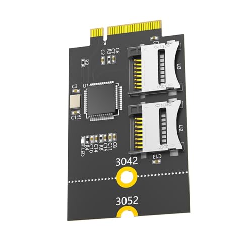 HDOYTXXM Doppelkarte Zum Schlüssel B Adapter Kartenleser WWAN Steckplatz Speicherkartenadapter Für Kamera Computer Laptop Zubehör von HDOYTXXM