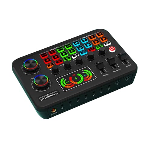 HDOYTXXM F999 Sound Mixer Live Sound Card Mit Farbenfrohen Live Live Soundkarte Für Mehrere Geräte PCs Und Mobiltelefone HDOYTXXM F999 Sound Mixer Live Sound Card Mit Farbenfrohen Live Live Soundkarte Für Mehrere Geräte PCs Und Mobiltelefone von HDOYTXXM