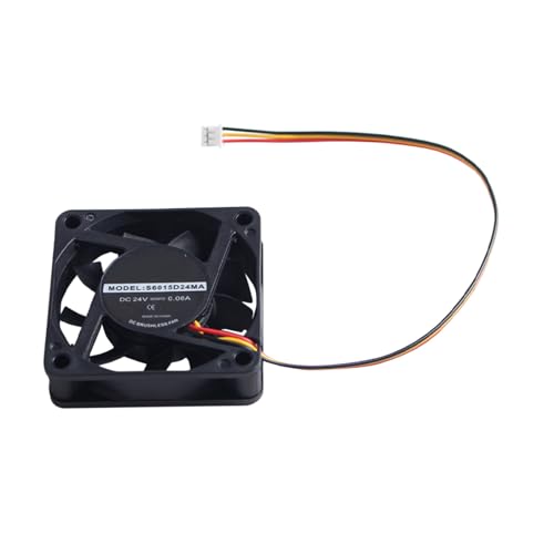 HDOYTXXM Kühlventilator 3D Drucker Teil 6015 24 V 0 07 A 3350 U/min Kühlventilator Hydraulikventilator 60 X 60 X 15 Mm Kühlventilator Für 3D Drucker von HDOYTXXM