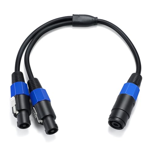 HDOYTXXM Lautsprecherkabel 1 Frauen Bis 2 Männliche Speakon Splitter Kabel Professionelles Audiokabel DJ Lautsprecher Kabeldraht Mit Twist Lock HDOYTXXM Lautsprecherkabel 1 Frauen Bis 2 Männliche Speakon Splitter Kabel Professionelles Audiokabel DJ Lautsprecher Kabeldraht Mit Twist Lock von HDOYTXXM