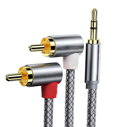 HDOYTXXM Premium 3 5 Mm Hilfsmittel Zu 2RCA Kabel 3 5 Mm Bis 2RCA Kabel Für Homes Theatre Systems Und Tragbare Musikgeräte HDOYTXXM Premium 3 5 Mm Hilfsmittel Zu 2RCA Kabel 3 5 Mm Bis 2RCA Kabel Für Homes Theatre Systems Und Tragbare Musikgeräte von HDOYTXXM