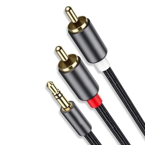 HDOYTXXM Premium 3 5 Mm Hilfsmittel Zu 2RCA Kabel 3 5 Mm Bis 2RCA Kabel Für Homes Theatre Systems Und Tragbare Musikgeräte HDOYTXXM Premium 3 5 Mm Hilfsmittel Zu 2RCA Kabel 3 5 Mm Bis 2RCA Kabel Für Homes Theatre Systems Und Tragbare Musikgeräte von HDOYTXXM