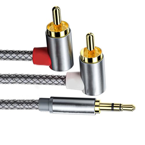 HDOYTXXM Premium 3 5 Mm Hilfsmittel Zu 2RCA Kabel 3 5 Mm Bis 2RCA Kabel Für Homes Theatre Systems Und Tragbare Musikgeräte HDOYTXXM Premium 3 5 Mm Hilfsmittel Zu 2RCA Kabel 3 5 Mm Bis 2RCA Kabel Für Homes Theatre Systems Und Tragbare Musikgeräte von HDOYTXXM