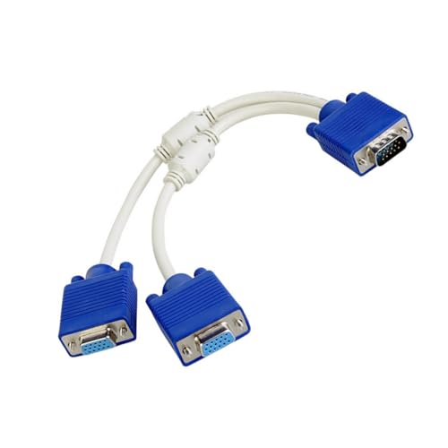 HDOYTXXM Tragbarer VGA Male Zu Weiblicher Y Splitter Kabel D Sub 15pin Stecker Kabeldraht Zum Anschließen Mehrerer Monitore 20 cm HDOYTXXM Tragbarer VGA Male Zu Weiblicher Y Splitter Kabel D Sub 15pin Stecker Kabeldraht Zum Anschließen Mehrerer Monitore 20 cm von HDOYTXXM
