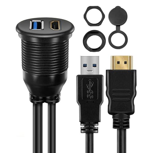 HDOYTXXM USB3.0- Und HDTV Kompatible Flush Mount Verlängerungskabel 1m/2m Für Automobil Und Motorradumgebung HDOYTXXM USB3.0- Und HDTV Kompatible Flush Mount Verlängerungskabel 1m/2m Für Automobil Und Motorradumgebung von HDOYTXXM