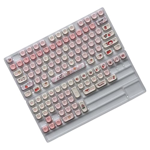 HDOYTXXM Welpen Farbverlaufs Tastenkappe 120 Tasten Kleine Neigung Thermische Sublimation Mechanische Tastaturen Individuelle Anpassung von HDOYTXXM