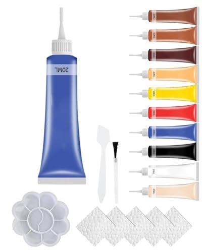 Leder- und Vinyl-Reparaturgel-Set – Multifunktionale Reparatur von Kratzern an Autositzen, Sofas und Jacken, farblich passende Formel, schnelltrocknende Lösung(#2) von HDSDVNON
