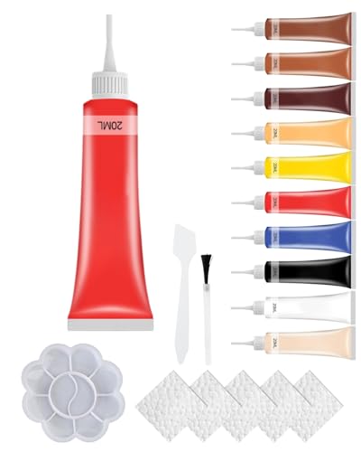 Leder- und Vinyl-Reparaturgel-Set – Multifunktionale Reparatur von Kratzern an Autositzen, Sofas und Jacken, farblich passende Formel, schnelltrocknende Lösung(#5) von HDSDVNON