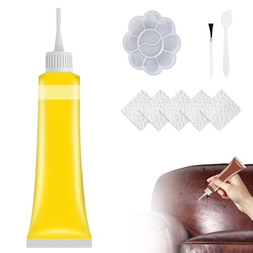 Professionelles Leder- Und Vinyl-Reparaturset – Gel for Mehrere Oberflächen for Autositze, Sofas, Jacken | Riss- Und Kratzer-Restaurierung Mit(#5) von HDSDVNON