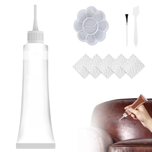 Professionelles Leder- Und Vinyl-Reparaturset – Gel for Mehrere Oberflächen for Autositze, Sofas, Jacken | Riss- Und Kratzer-Restaurierung Mit(#6) von HDSDVNON