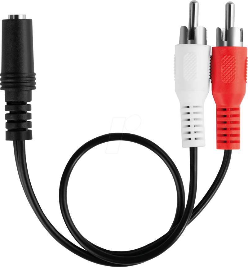 HDS LP-AA115-V2 - 3,5 mm Stereo Klinken Buchse auf 2x Cinch Stecker von HDSUPPLY