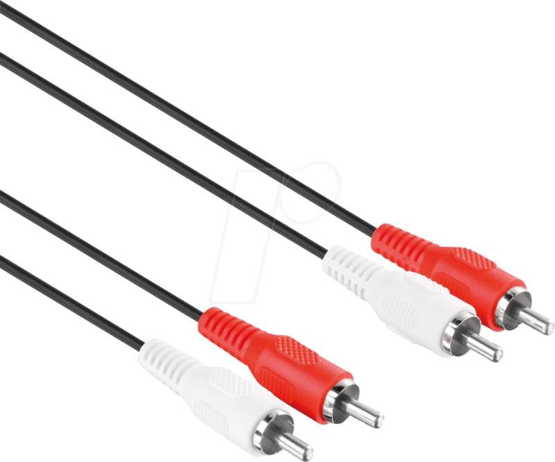HDS LPAC040-025 - Audio Kabel, 3,5 mm Cinch auf Cinch, 2,5 m, schwarz von HDSUPPLY