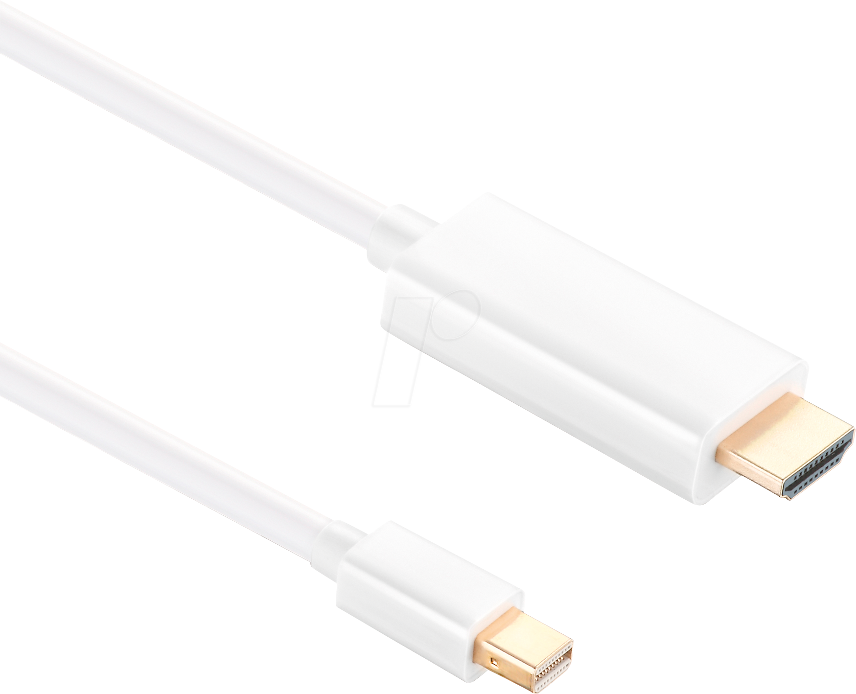 HDS X-DC050-020 - Mini DP Stecker auf HDMI Stecker, 1080p, weiß, 2,0 m von HDSUPPLY