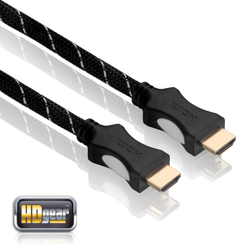 HDGear HC0065-05B - HDMI Kabel mit Ethernet Kanal, beidseitiger HDMI-A Stecker (5,0m) schwarz von HDSupply