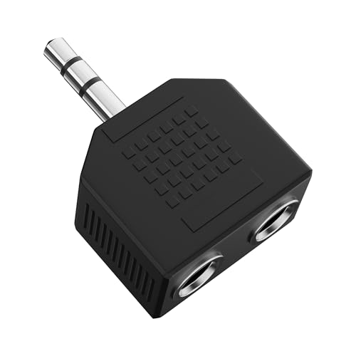 HDSupply Audio Splitter, 3,5 mm Aux Y Adapter für zwei Kopfhörer, Doppelstecker Stereo 3 polig, Verteiler für Kopfhörer, Handy, Smartphone, Tablet, PC, Laptop, Schwarz HDSupply Audio Splitter, 3,5 mm Aux Y Adapter für zwei Kopfhörer, Doppelstecker Stereo 3 polig, Verteiler für Kopfhörer, Handy, Smartphone, Tablet, PC, Laptop, Schwarz von HDSupply