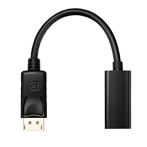 HDSupply DA055 Adapter DisplayPort - HMDI Pigtail (DisplayPort Stecker auf HDMI Buchse), 0,10m, schwarz von HDSupply