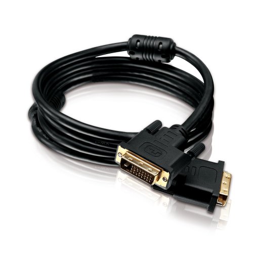 HDSupply DC130-010 DVI-D Dual Link Kabel (DVI-D (24+1) Stecker - DVI-D (24+1) Stecker)), vergoldete Kontakte, 1,00m, schwarz von HDSupply