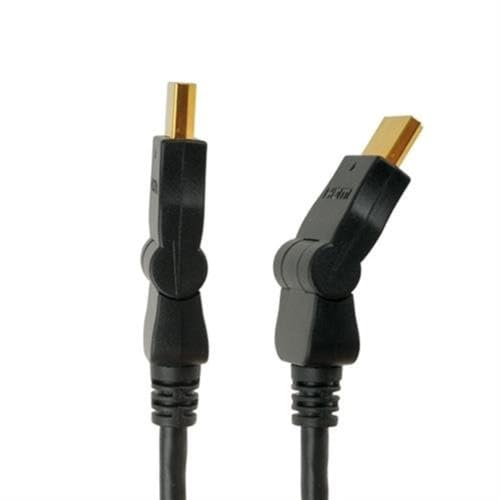 HDSupply High Speed HDMI Kabel mit Ethernet, schwenkbare Stecker, 1,50m von HDSupply