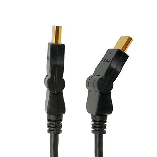 HDSupply High Speed HDMI Kabel mit Ethernet, schwenkbare Stecker, 3,00m von HDSupply