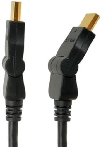 HDSupply High Speed HDMI Kabel mit Ethernet, schwenkbare Stecker, 5,00m von HDSupply