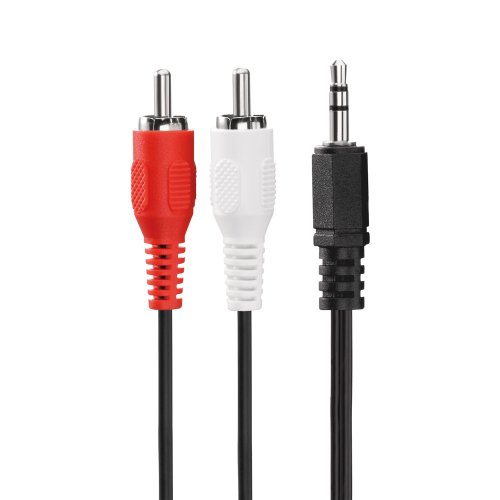 HDSupply LP-AC030-025 Audio Stereo Verlängerungskabel 2x Cinch Stecker auf 3,5mm Stecker 2,50m, schwarz HDSupply LP-AC030-025 Audio Stereo Verlängerungskabel 2x Cinch Stecker auf 3,5mm Stecker 2,50m, schwarz von HDSupply